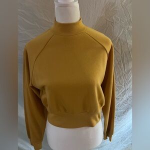 Forever 21 Golden Mock Neck Sweater